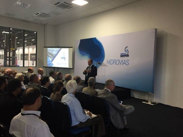 Presidente da Codesp apresenta Hidrovia do Porto de Santos na Intermodal South America