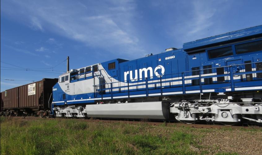 Rumo tem prejuízo 76,6% menor no 1º trimestre