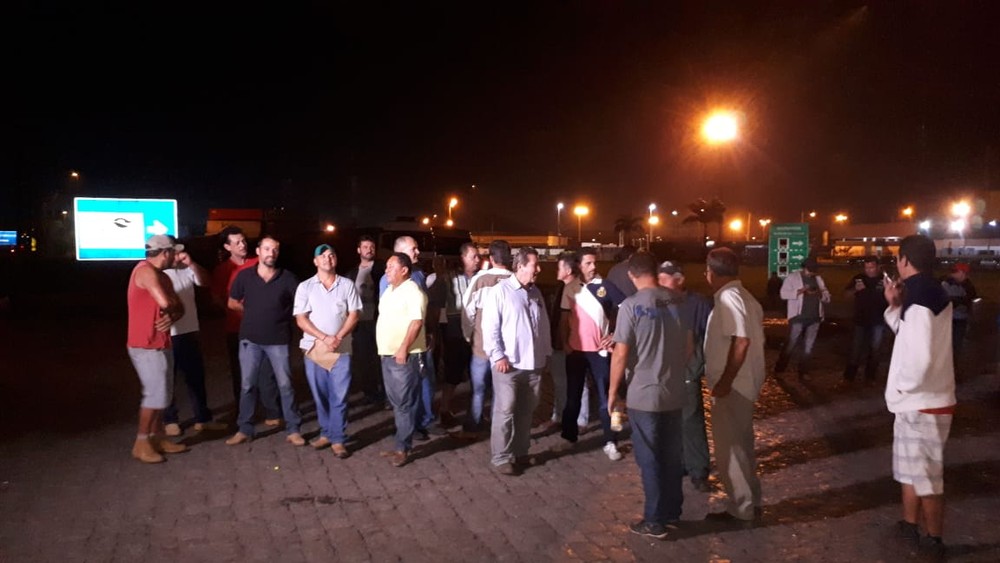 Protesto dos Caminhoneiros