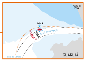 Porto se prepara para navio de 366 metros