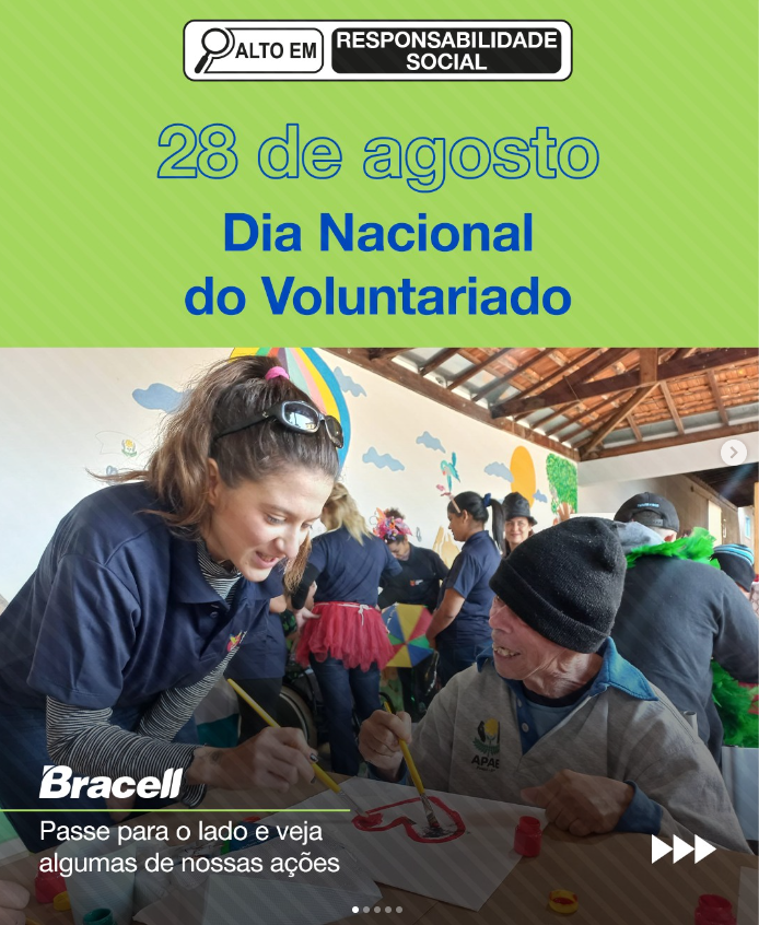 Programa Mãos Dadas da Bracell mobiliza mais de 4,5 mil colaboradores