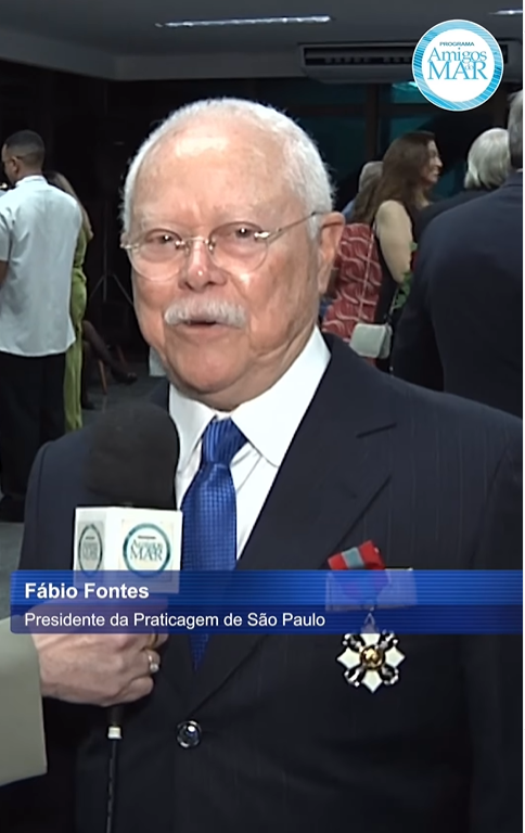 Presidente da Praticagem de São Paulo é condecorado