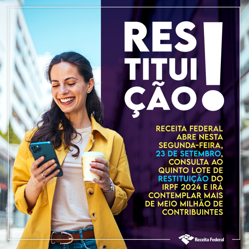 Receita libera consulta ao último lote de restituição do IR nesta segunda (23)