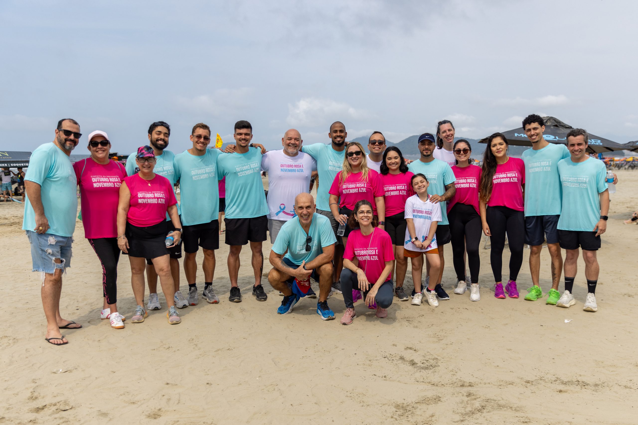 Circuito da Prevenção reúne mais de 300 participantes em prol do Outubro Rosa e Novembro Azul