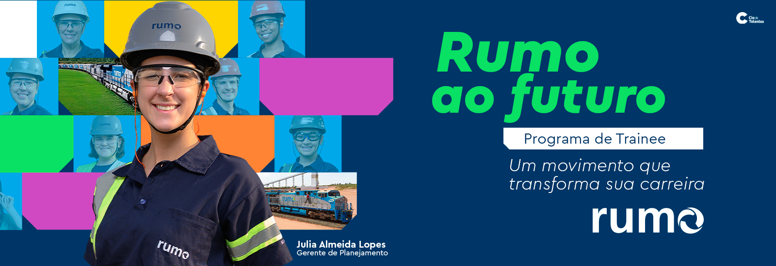 Rumo abre inscrições para 12 vagas em programa de trainee