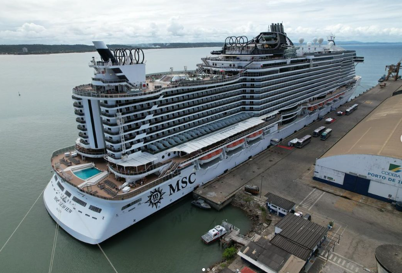 Com 18 escalas previstas, temporada de cruzeiros 2024/2025 começa no Porto de Ilhéus