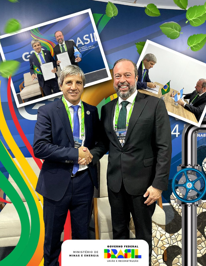 Brasil assina acordo com Argentina para trazer gás de Vaca Muerta; equipe estudará rotas