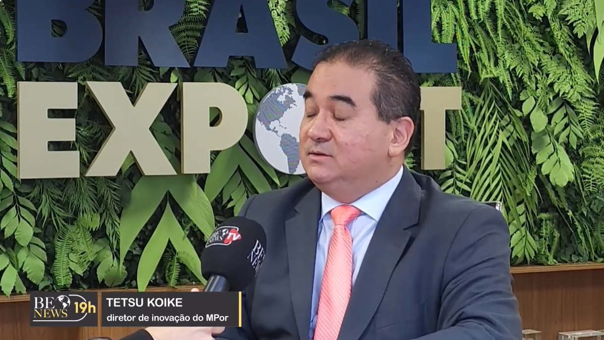 Diretor de inovação do MPor visita Santos