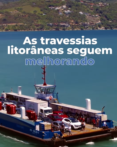 Governo SP entrega balsa para a Baixada Santista e anuncia Operação Verão