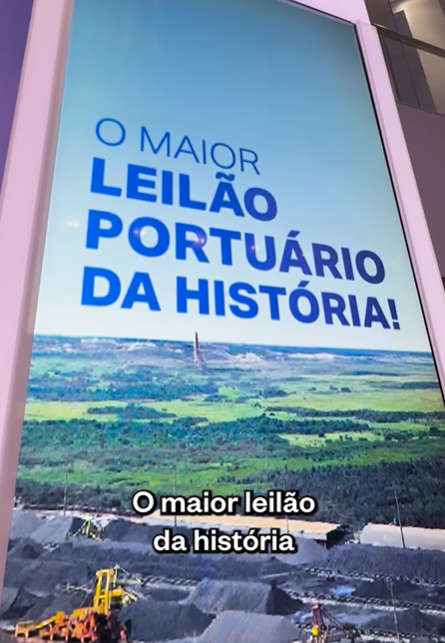 Governo Federal realiza o maior leilão portuário da história, que vai elevar a capacidade logística do Brasil