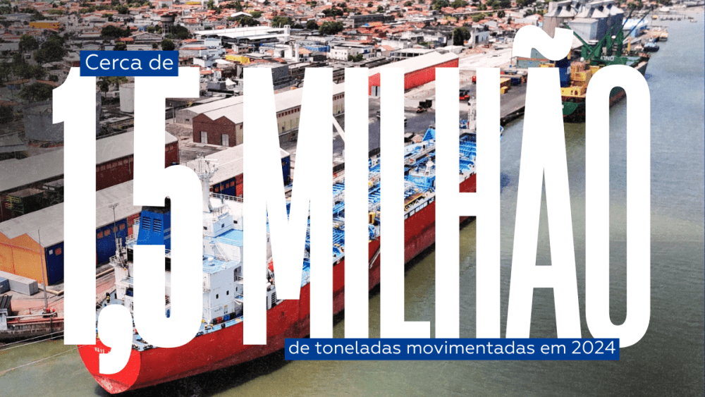 Porto de Cabedelo conclui 2024 com quase 1,5 milhão de toneladas movimentadas