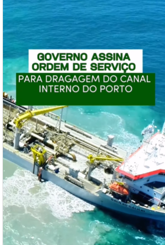 Governo do Estado assina ordem de serviço para dragagem do canal interno do Porto de Suape