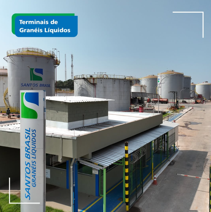 Santos Brasil amplia capacidade das operações de granéis líquidos no Porto do Itaqui (MA)