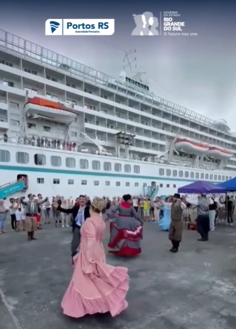 Porto do Rio Grande abre a temporada 2025 de cruzeiros