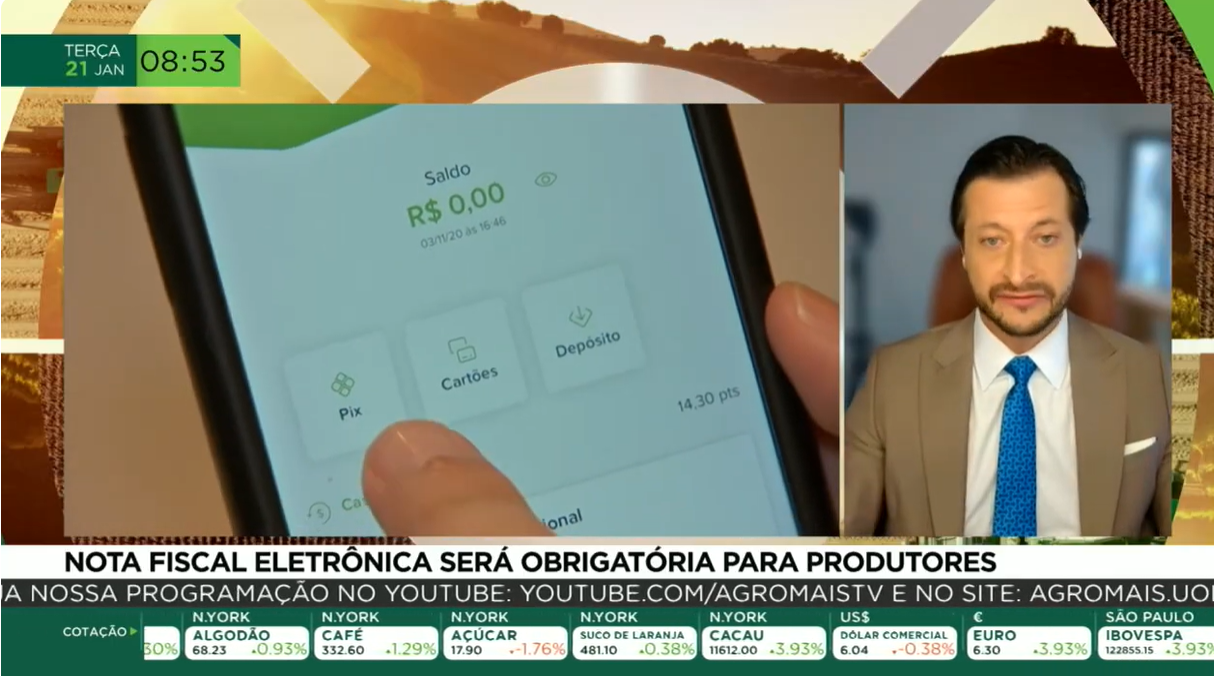 Nota fiscal eletrônica será obrigatória para produtores