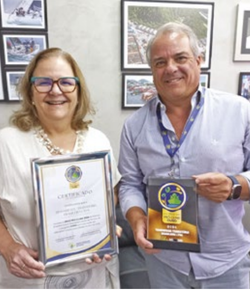 Transbrasa recebe Selo Pró-Clima Ouro 2024 de Descarbonização de Portos