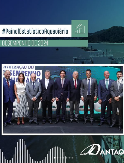 Recorde nos portos: setor aquaviário movimenta mais de 1,32 bi de toneladas em 2024