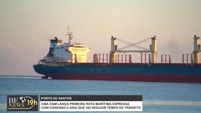 CMA CGM lança nova rota direta para a Ásia