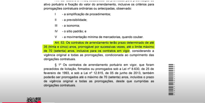 PL do marco regulatório dos portos é protocolado na Câmara